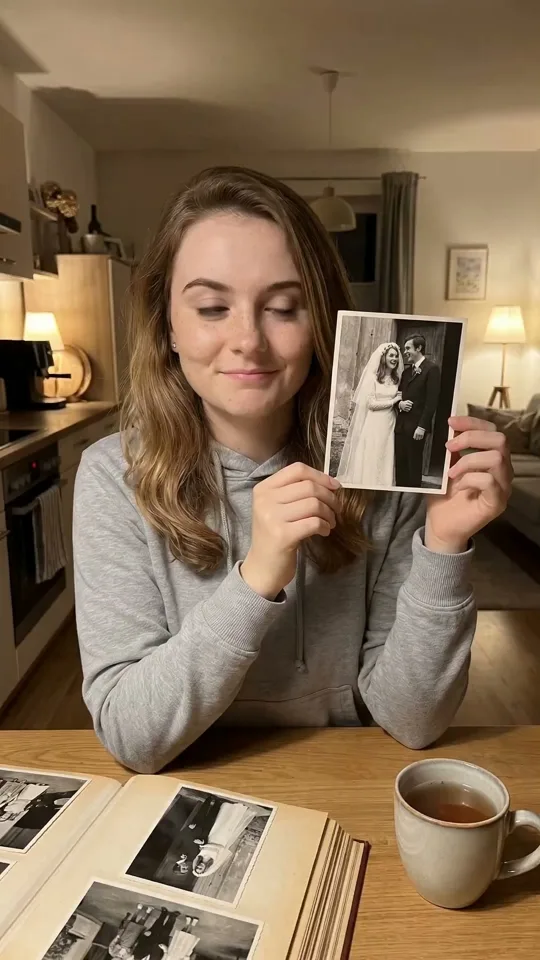 AI photo animation in PixiFixi — a 1972 wedding photo brought to life