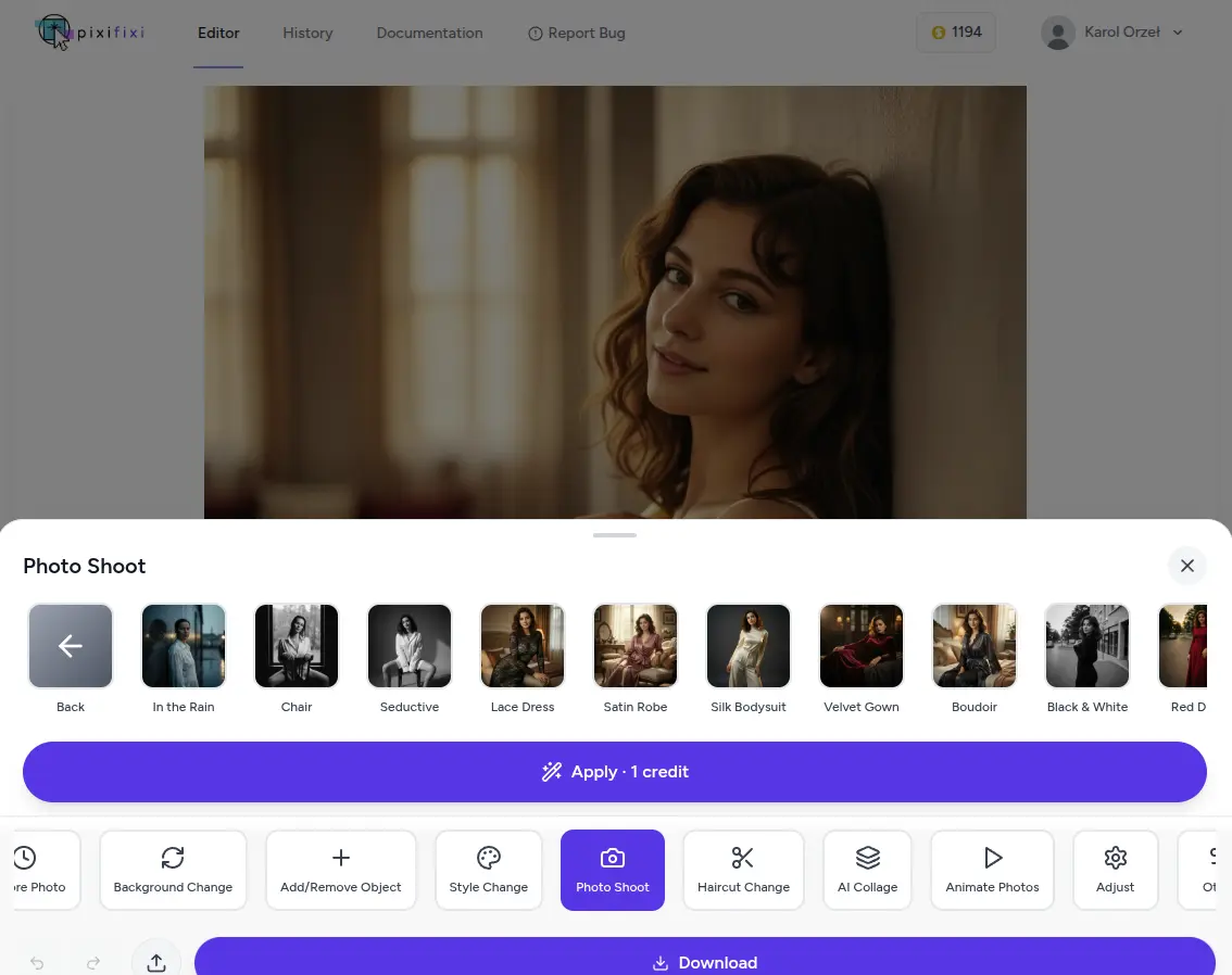 Turn Your Photo into a Sensual Photo Shoot with AI
